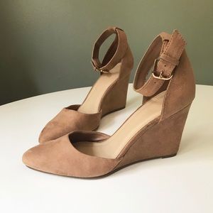 Forever21 Tan Wedge Heels